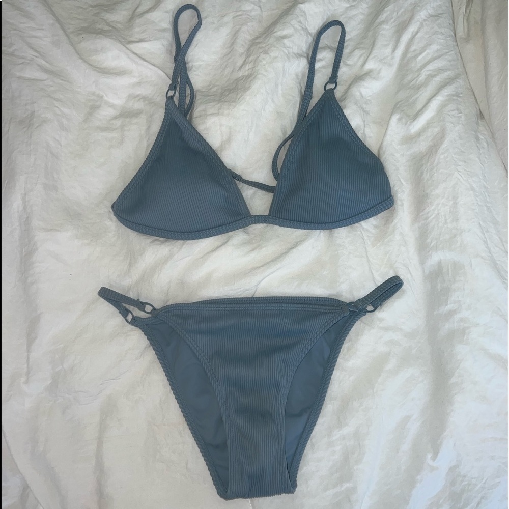 L.A. Hearts Dusty Blue Bikini💙